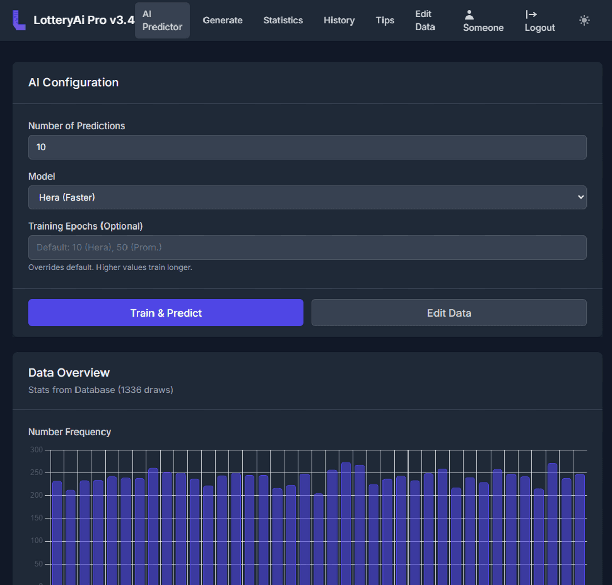 LotteryAi+ App Screenshot 10 - Mobile Responsive View